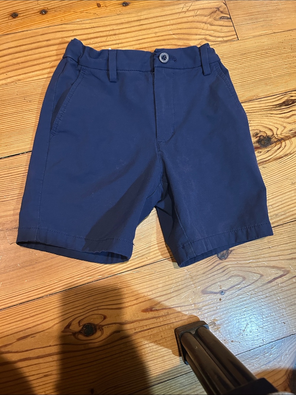 Vineyard Vines Boys' Navy Flat Front Chino Shorts performance